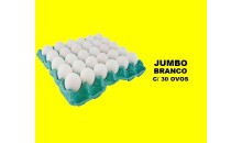 BANDEJA COM 30 OVOS JUMBO BRANCO